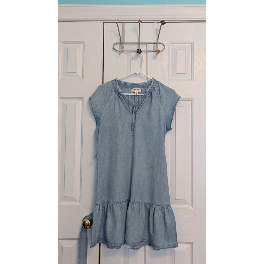 Women's Cloth & Stone Dress XS Light Blue